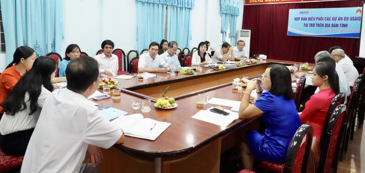 Họp ban điều phối các dự án do USAID tài trợ trên địa bàn tỉnh Tây Ninh